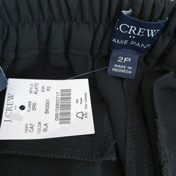 NWT J.Crew Factory Petite Jamie Pant with Elastic Waist - Picture 3 of 6